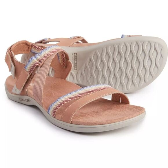 Merrell Tuscany District Mendi Backstrap Air Cushion Memory Foam Sandals Size 9 - Picture 13 of 14